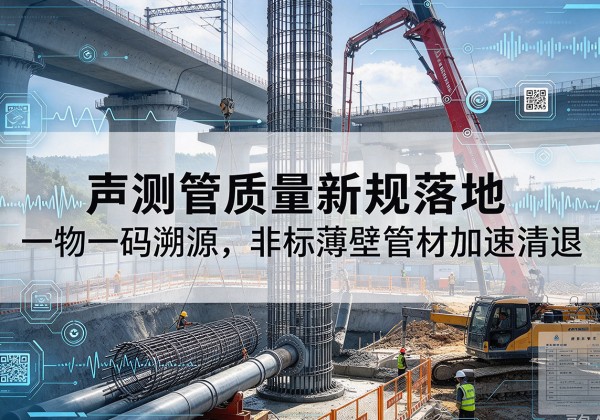 济源声测管质量新规落地，一物一码溯源，非标薄壁管材加速清退